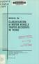 Pamphlet: Manual on Classification of Motor Vehicle Traffic Accidents