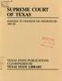 Book: Supreme Court of Texas: Indexes to Dockets on Microfiche 1985-86