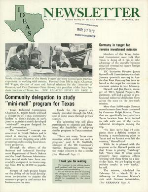 IDEAS Newsletter, Volume 8, Number 2, February 1978