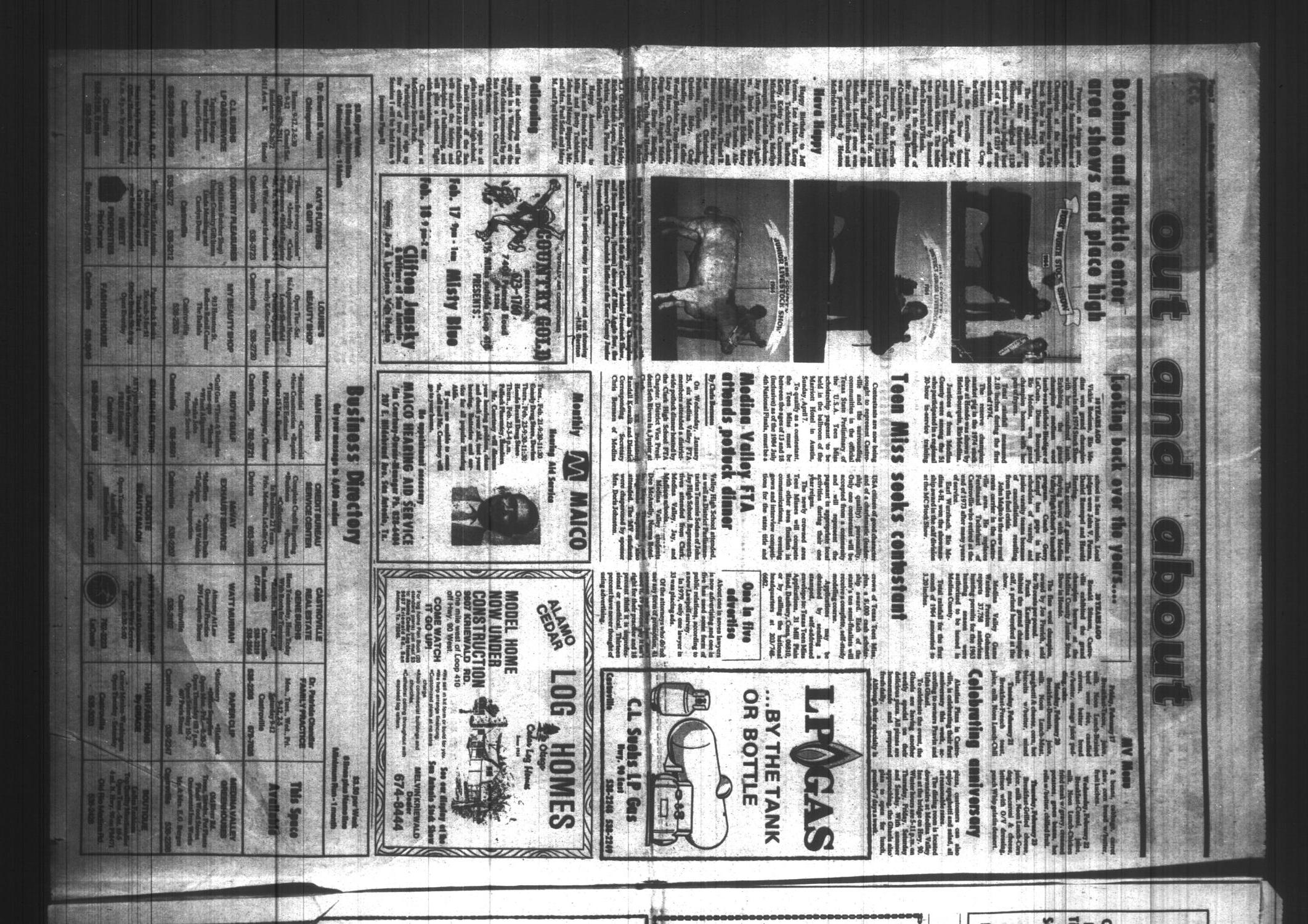 News Bulletin (Castroville, Tex.), Vol. 25, No. 7, Ed. 1 Thursday, February 16, 1984
                                                
                                                    [Sequence #]: 2 of 10
                                                