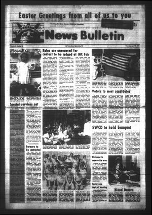 Primary view of object titled 'News Bulletin (Castroville, Tex.), Vol. 25, No. 16, Ed. 1 Thursday, April 19, 1984'.