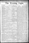 Newspaper: The Evening Light. (San Antonio, Tex.), Vol. 2, No. 15, Ed. 1 Tuesday…