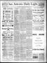 Newspaper: San Antonio Daily Light. (San Antonio, Tex.), Vol. 7, No. 50, Ed. 1 W…