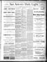 Newspaper: San Antonio Daily Light. (San Antonio, Tex.), Vol. 7, No. 150, Ed. 1 …