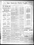 Newspaper: San Antonio Daily Light. (San Antonio, Tex.), Vol. 7, No. 166, Ed. 1 …