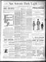 Newspaper: San Antonio Daily Light. (San Antonio, Tex.), Vol. 7, No. 221, Ed. 1 …