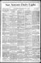 Newspaper: San Antonio Daily Light. (San Antonio, Tex.), Vol. 8, No. 158, Ed. 1 …