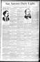 Newspaper: San Antonio Daily Light. (San Antonio, Tex.), Vol. 8, No. 162, Ed. 1 …