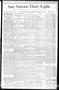 Newspaper: San Antonio Daily Light. (San Antonio, Tex.), Vol. 8, No. 198, Ed. 1 …
