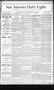 Newspaper: San Antonio Daily Light. (San Antonio, Tex.), Vol. 9, No. 8, Ed. 1 Tu…
