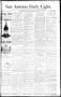 Newspaper: San Antonio Daily Light. (San Antonio, Tex.), Vol. 10, No. 47, Ed. 1 …