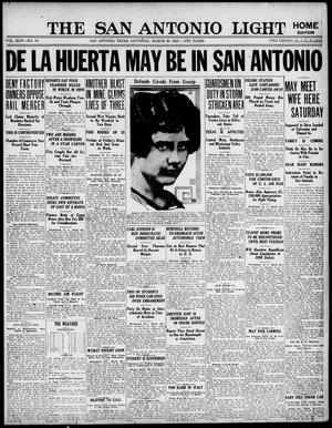 Primary view of object titled 'The San Antonio Light (San Antonio, Tex.), Vol. 44, No. 70, Ed. 1 Saturday, March 29, 1924'.
