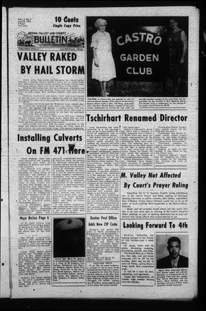 Primary view of object titled 'Medina Valley and County News Bulletin (Castroville, Tex.), Vol. 4, No. 9, Ed. 1 Wednesday, June 26, 1963'.
