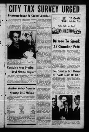 Primary view of Medina Valley and County News Bulletin (Castroville, Tex.), Vol. 7, No. 39, Ed. 1 Wednesday, January 18, 1967