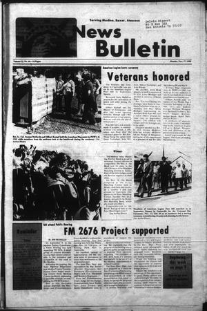 Primary view of object titled 'News Bulletin (Castroville, Tex.), Vol. 22, No. 46, Ed. 1 Monday, November 17, 1980'.
