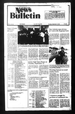 Primary view of object titled 'News Bulletin (Castroville, Tex.), Vol. 34, No. 36, Ed. 1 Thursday, September 16, 1993'.