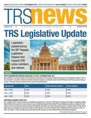 TRS News, Member Edition, Summer 2023
