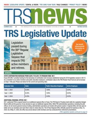 TRS News, Retiree Edition, Summer 2023