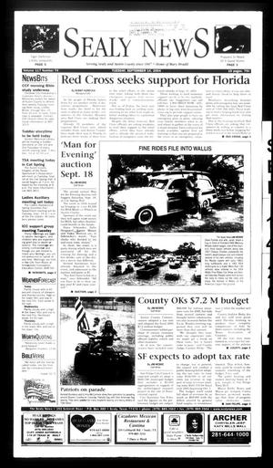 Primary view of The Sealy News (Sealy, Tex.), Vol. 117, No. 74, Ed. 1 Tuesday, September 14, 2004