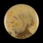 Thumbnail image of item number 1 in: '[Elderly woman photograph pinback button]'.