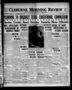 Newspaper: Cleburne Morning Review (Cleburne, Tex.), Vol. 22, No. 31, Ed. 1 Wedn…