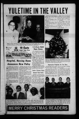 Primary view of object titled 'Medina Valley and County News Bulletin (Castroville, Tex.), Vol. 10, No. 36, Ed. 1 Wednesday, December 24, 1969'.