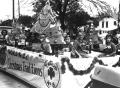 Primary view of [Girl Scout Float in the Christmas Parade]