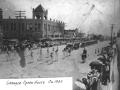 Photograph: [Parade in front of Granger Opera House]
