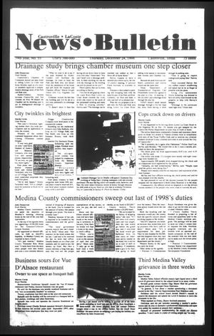 Primary view of News Bulletin (Castroville, Tex.), Vol. 39, No. 52, Ed. 1 Thursday, December 24, 1998