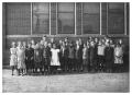 Photograph: [Group of Students Outside a School]