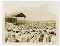 Photograph: [Audience Filled with U.S. Soldiers at U.S.O. Show]