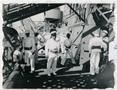 Thumbnail image of item number 2 in: '[Photographs of Crew Getting Ready for Captain's Inspection on U.S.S. Keokuk]'.