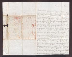 Primary view of object titled '[Letter from Maud C. Fentress to her son David - November 30, 1861]'.