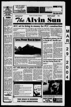 Primary view of The Alvin Sun (Alvin, Tex.), Vol. 114, No. 26, Ed. 1 Monday, March 29, 2004