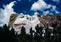 Thumbnail image of item number 1 in: '[Mount Rushmore Pictured From Below]'.