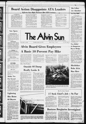 Primary view of object titled 'The Alvin Sun (Alvin, Tex.), Vol. 89, No. 205, Ed. 1 Tuesday, July 24, 1979'.