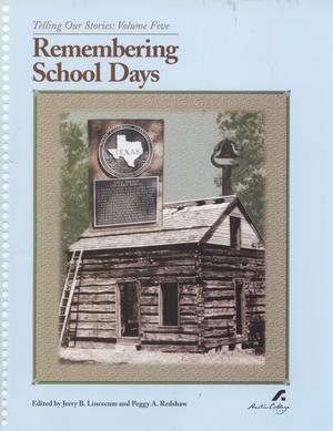 Primary view of object titled 'Remembering School Days'.