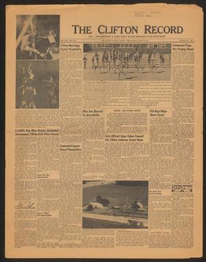 Primary view of object titled 'The Clifton Record (Clifton, Tex.), Vol. 60, No. 5, Ed. 1 Friday, March 5, 1954'.