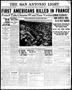 Thumbnail image of item number 1 in: 'The San Antonio Light (San Antonio, Tex.), No. 233, Ed. 1 Sunday, September 9, 1917'.