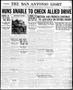 Thumbnail image of item number 1 in: 'The San Antonio Light (San Antonio, Tex.), Vol. 38, No. 218, Ed. 1 Sunday, August 25, 1918'.