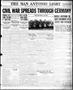Thumbnail image of item number 1 in: 'The San Antonio Light (San Antonio, Tex.), Vol. 38, No. 355, Ed. 1 Thursday, January 9, 1919'.