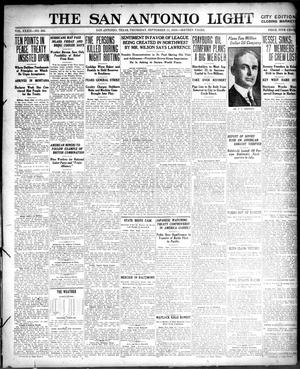 Primary view of object titled 'The San Antonio Light (San Antonio, Tex.), Vol. 39, No. 235, Ed. 1 Thursday, September 11, 1919'.