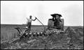 Photograph: [Tractor and plow]