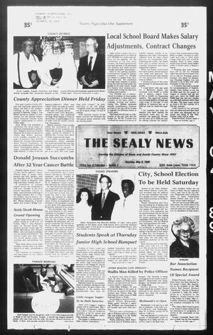 Primary view of object titled 'The Sealy News (Sealy, Tex.), Vol. 102, No. 8, Ed. 1 Thursday, May 4, 1989'.