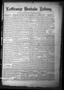 Newspaper: La Grange Deutsche Zeitung. (La Grange, Tex.), Vol. 16, No. 21, Ed. 1…