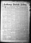 Newspaper: La Grange Deutsche Zeitung. (La Grange, Tex.), Vol. 17, No. 37, Ed. 1…