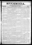 Newspaper: Svoboda. (La Grange, Tex.), Vol. 22, No. 80, Ed. 1 Friday, October 11…