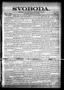 Newspaper: Svoboda. (La Grange, Tex.), Vol. 23, No. 37, Ed. 1 Friday, May 8, 1908