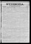 Newspaper: Svoboda. (La Grange, Tex.), Vol. 23, No. 85, Ed. 1 Friday, October 23…