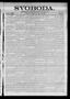Newspaper: Svoboda. (La Grange, Tex.), Vol. 23, No. 91, Ed. 1 Friday, November 1…